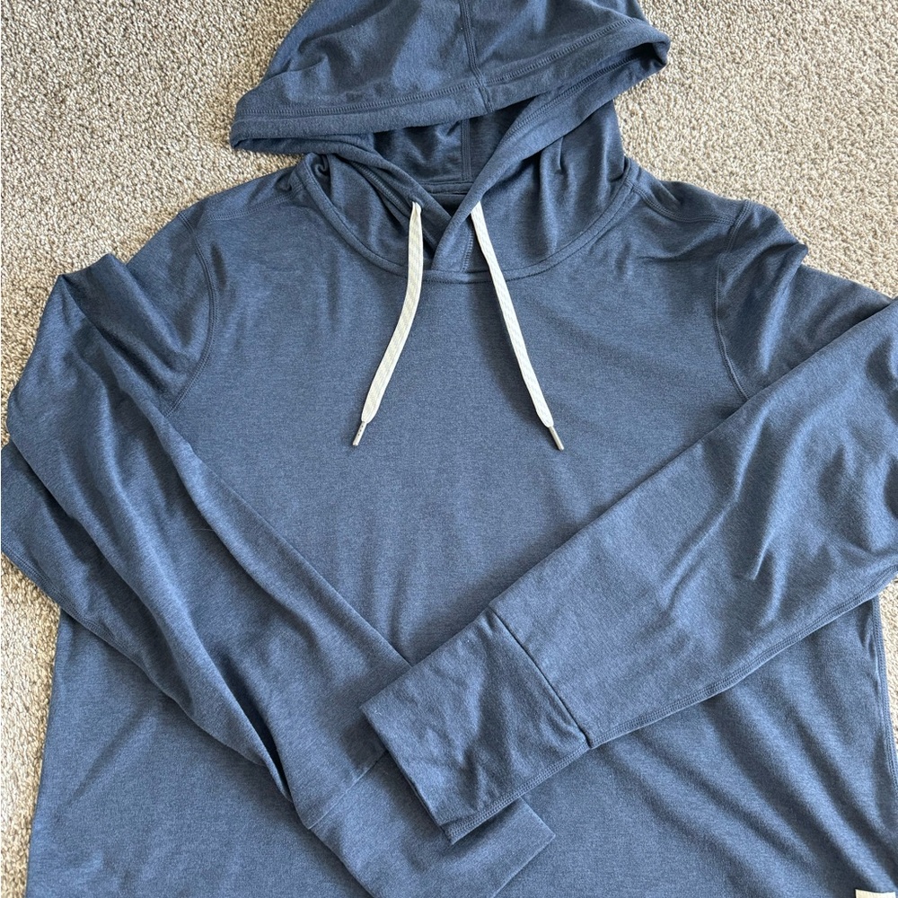 Vuori Blue Pullover Hoodie Sweatshirt